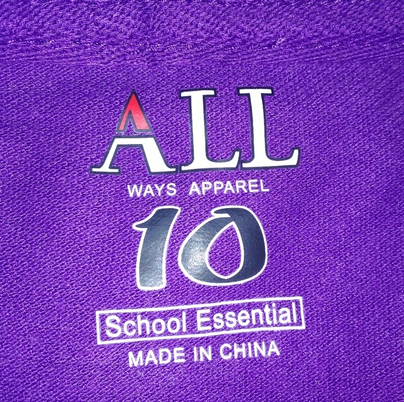 All Ways Apparel Polo Shirt School Essential Purple - Picture 4 of 8